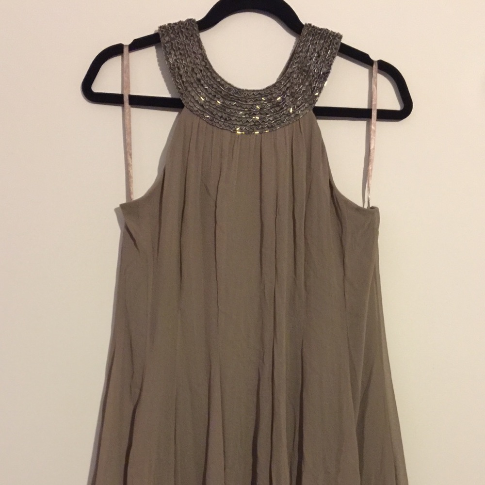 Evening Georgette Swing Short Dress